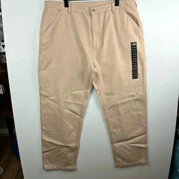 LOST CARGO Y2K PANTS 36x30 NWT TAN COLOR